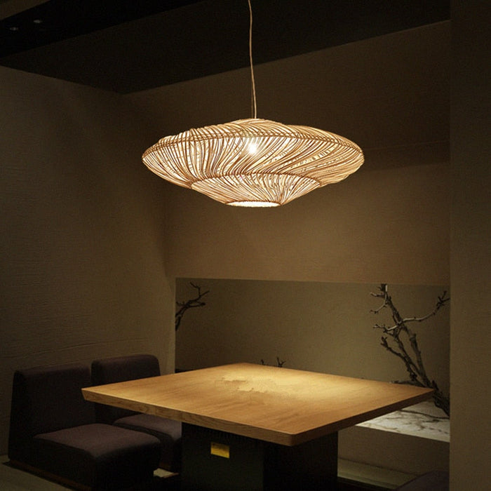 Lanzevo Rattan Pendant Light