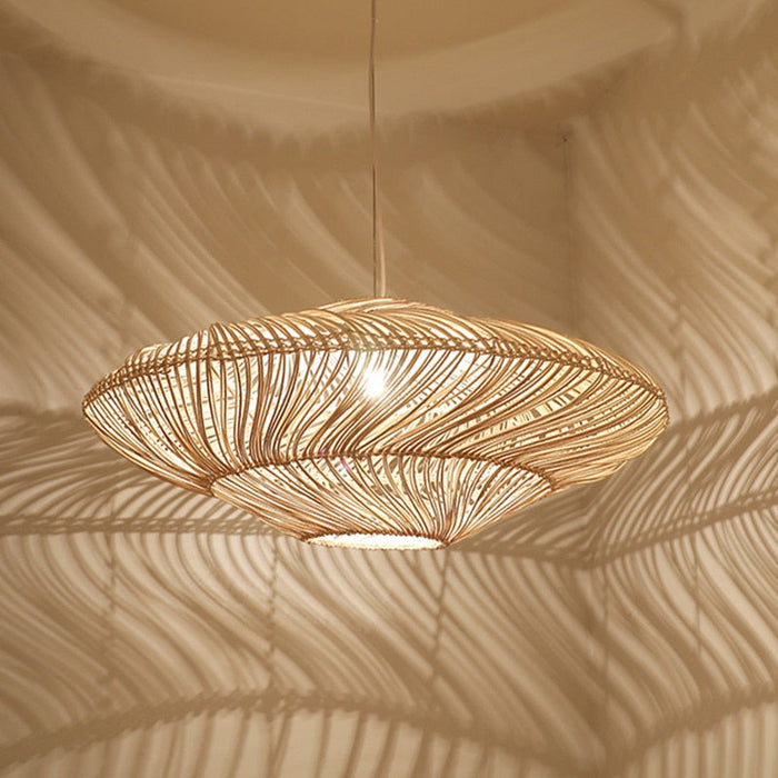 Lanzevo Rattan Pendant Light