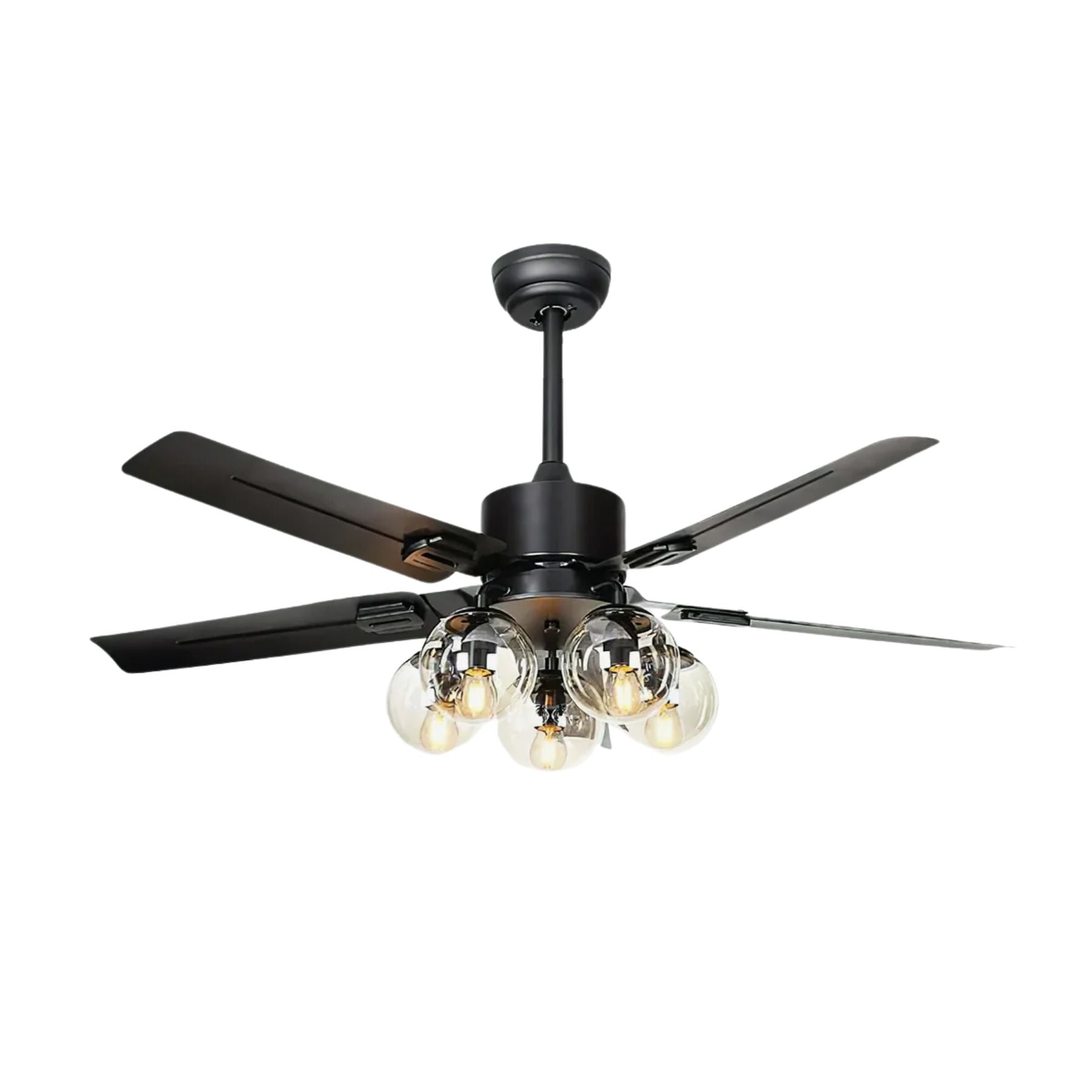 Elvenor Vintage Black Ceiling Fan