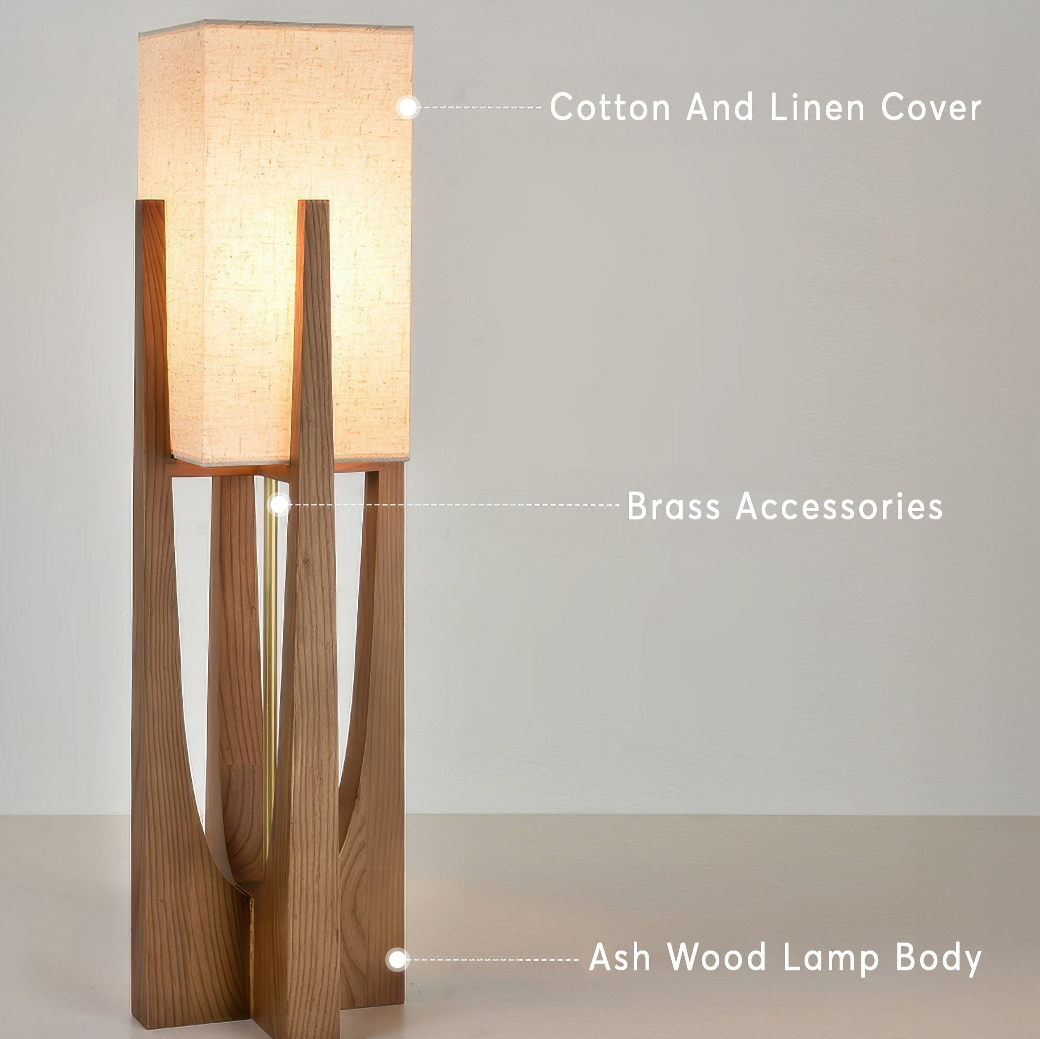 Velano Japanese Style Floor Lamp