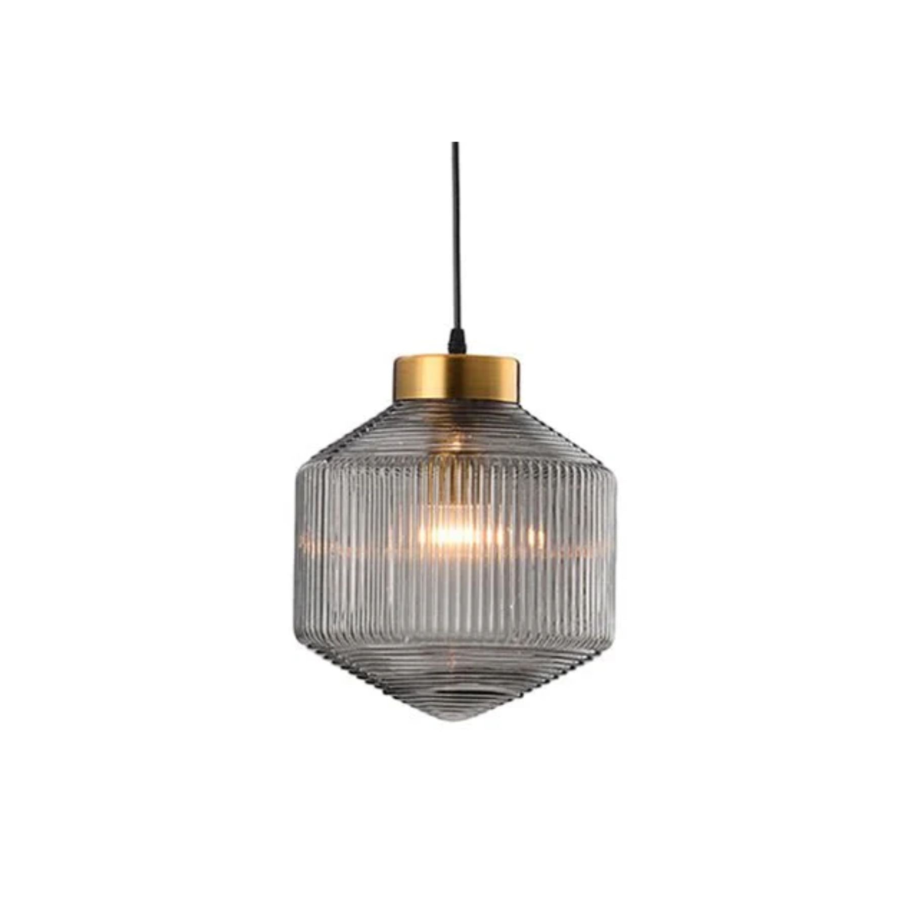 Trovell Ribbed Pendant Light