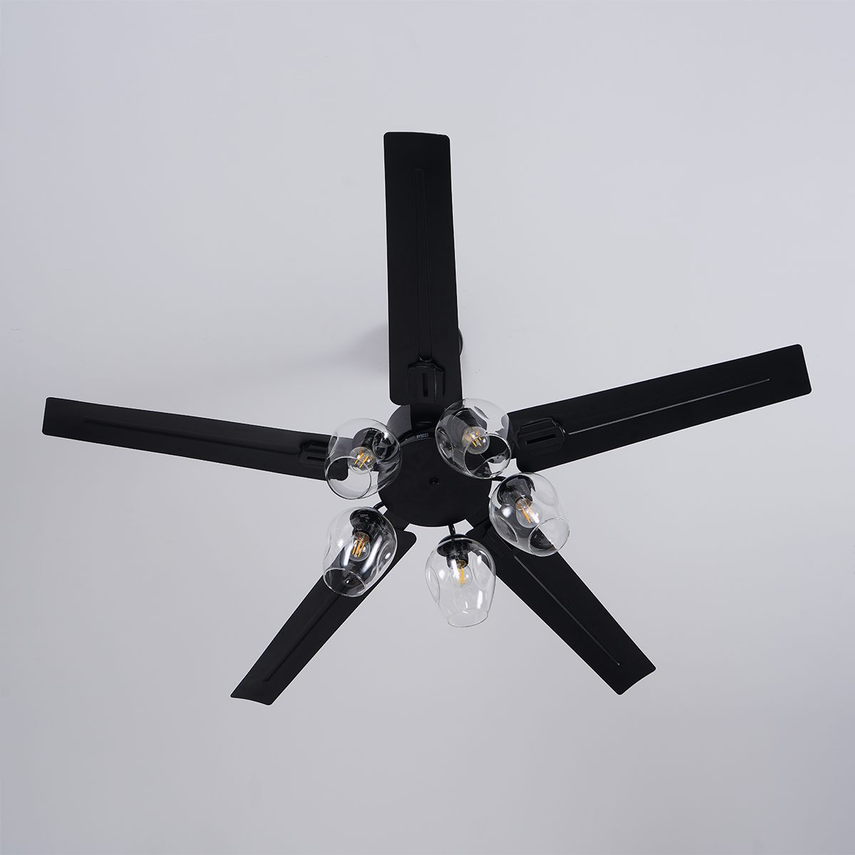 Elvenor Vintage Black Ceiling Fan