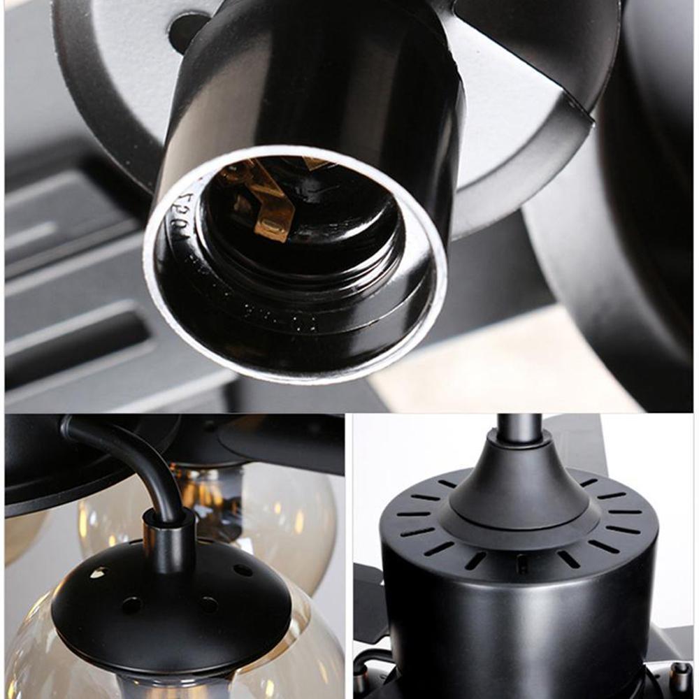 Elvenor Vintage Black Ceiling Fan