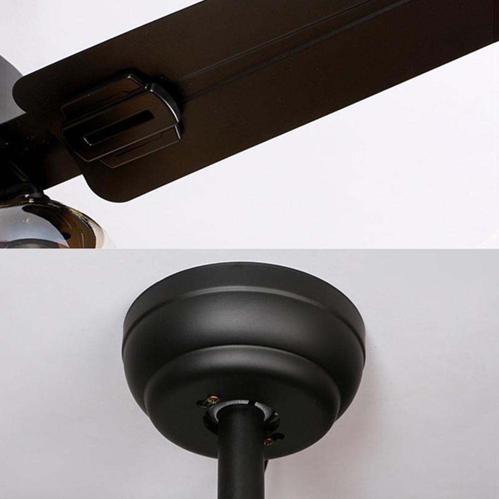 Elvenor Vintage Black Ceiling Fan